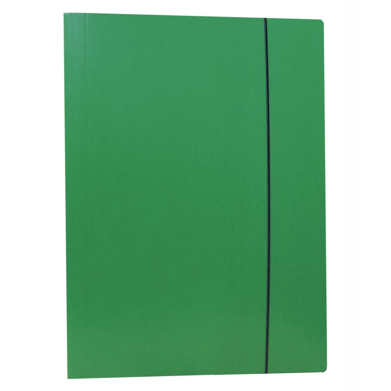 Teczka z gumką A4 TG06 1szt. Konfex zielona